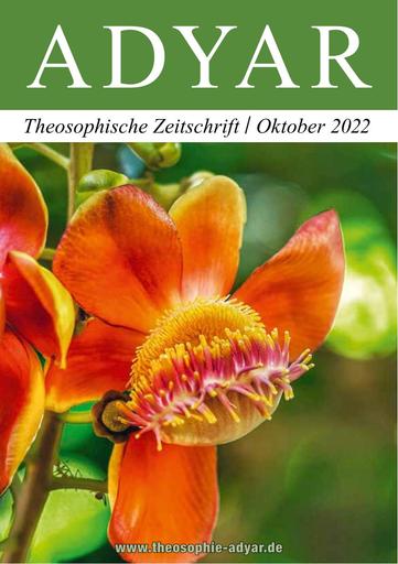 ADYAR - Theosophische Zeitschift | Oktober 2023